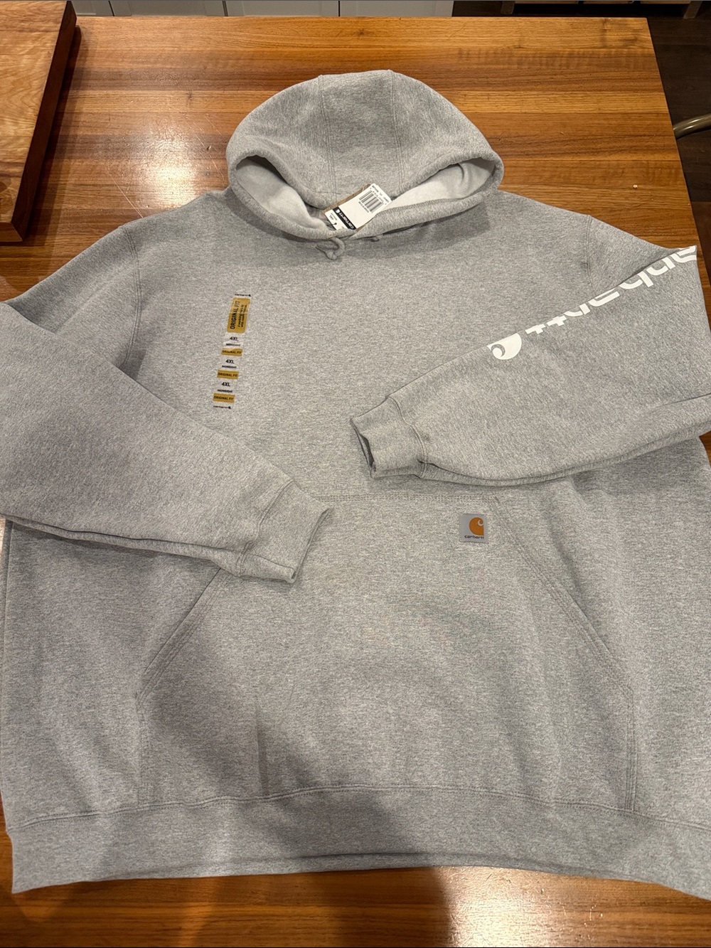 NWT Carhartt K288 Midweight Logo Sleeve Graphic Sweatshirt Men's Size 4XL